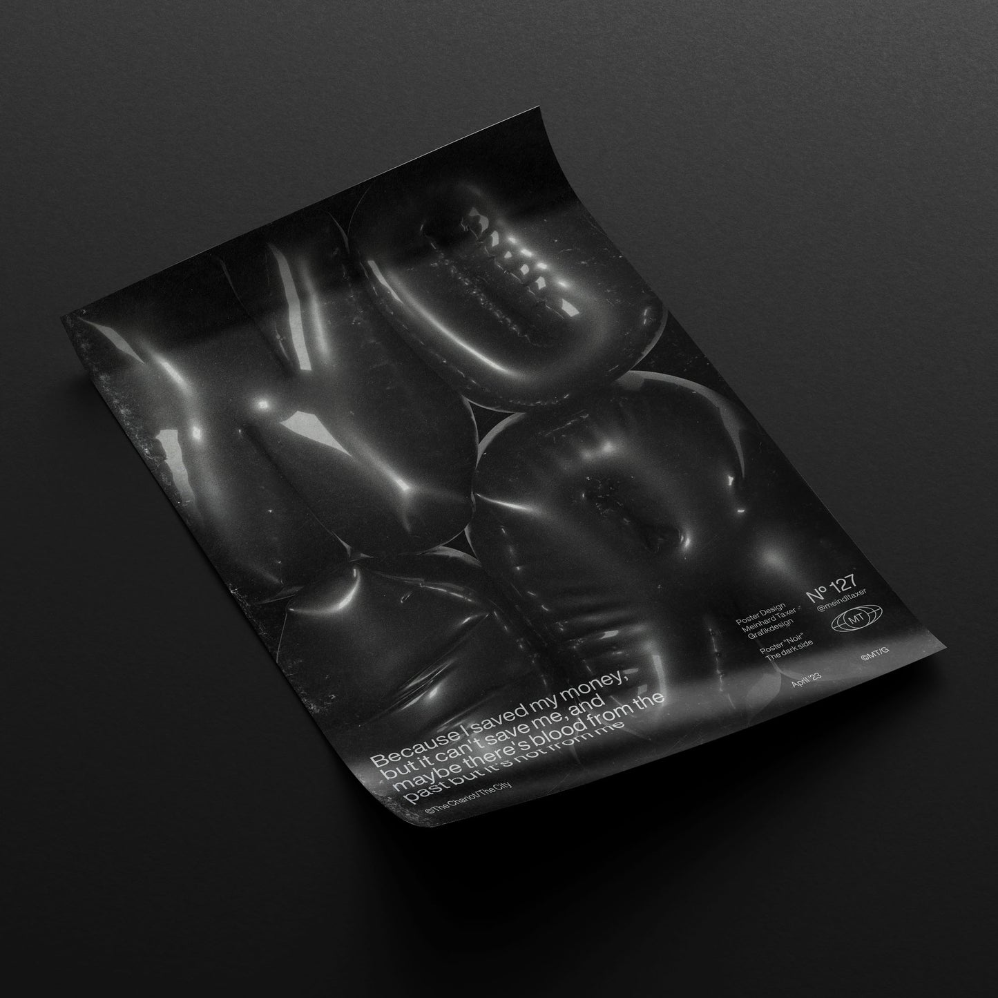 Noir Inflated Poster