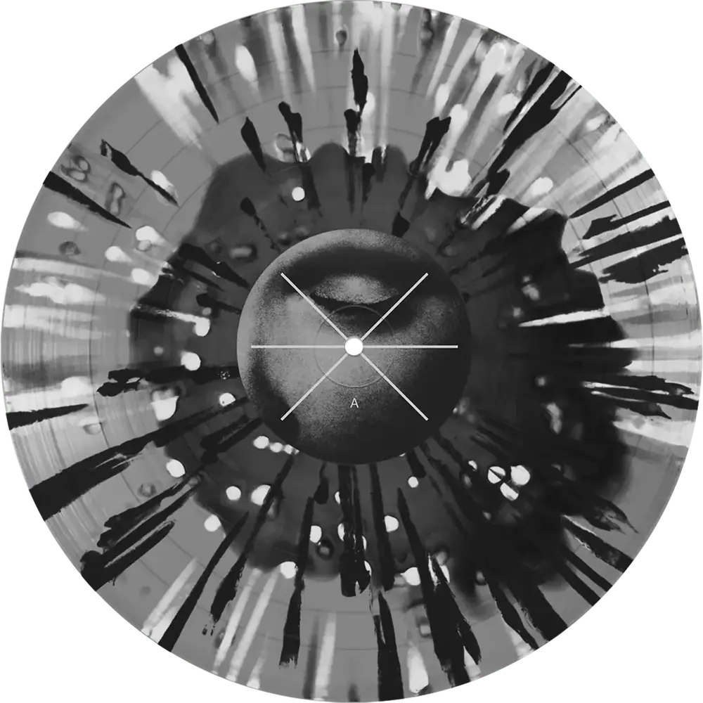 Side A of the splatter vinyl