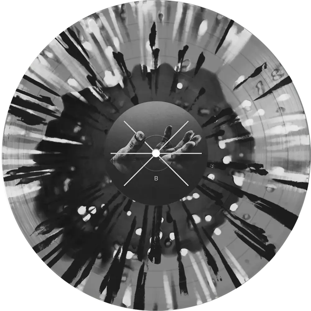 Side B of the splatter vinyl