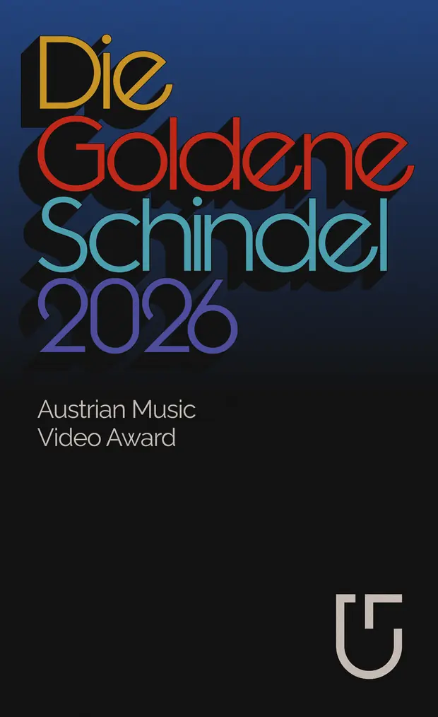 The Die Goldene Schindel 2026 title poster, Austrian Music Video Award