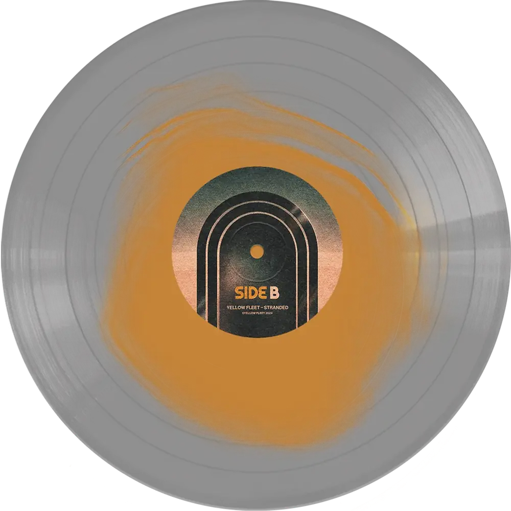 Side B of the colored vinyl